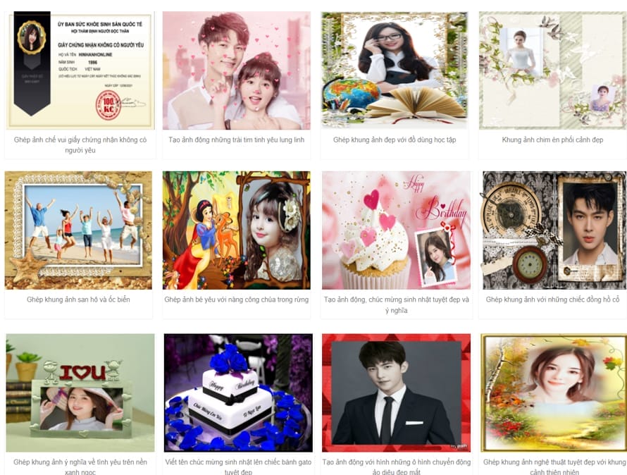 Hinhanhonline.com - Website tạo ảnh nghệ thuật online chuyên nghiệp nhất