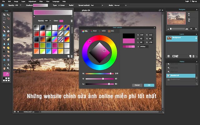 Top 9 web chỉnh sửa ảnh online miễn phí tốt nhất hiện nay