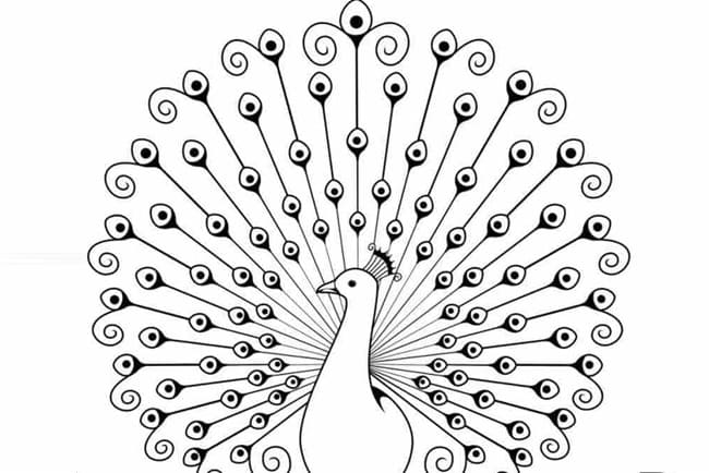 Tranh tô màu con vật cho bé