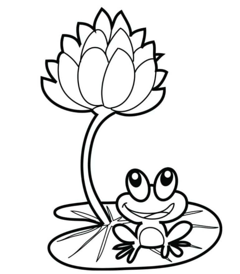 Tranh tô màu bông hoa cho bé 29