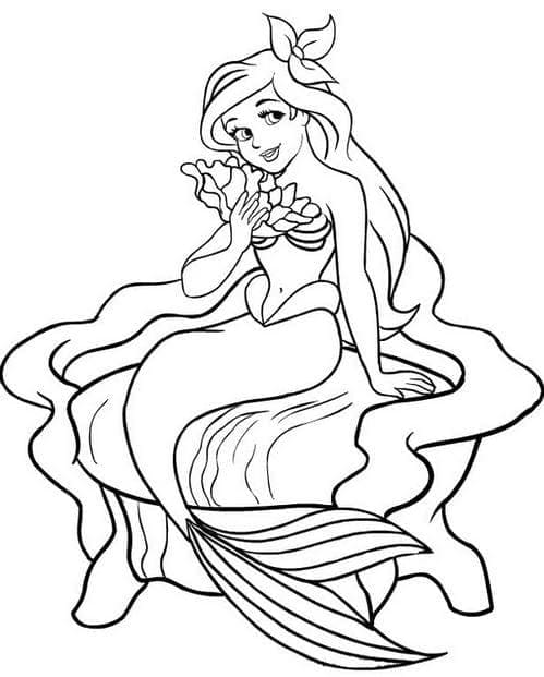 Tranh tô màu công chúa cho bé 1