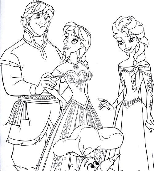 Tranh tô màu công chúa cho bé 11