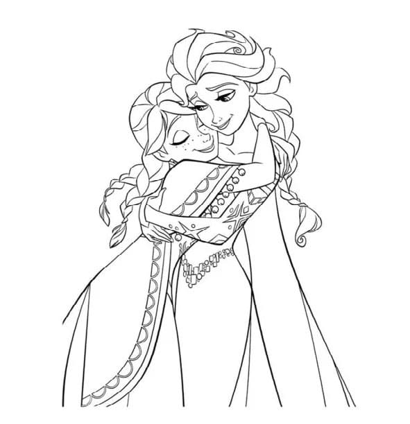 Tranh tô màu công chúa cho bé 12