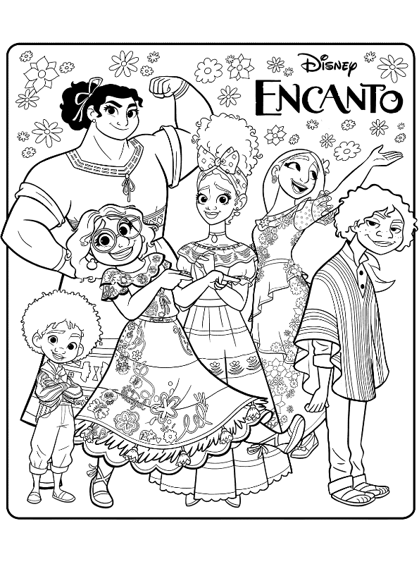 Tranh tô màu công chúa cho bé 24