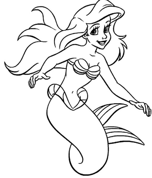 Tranh tô màu công chúa cho bé 26