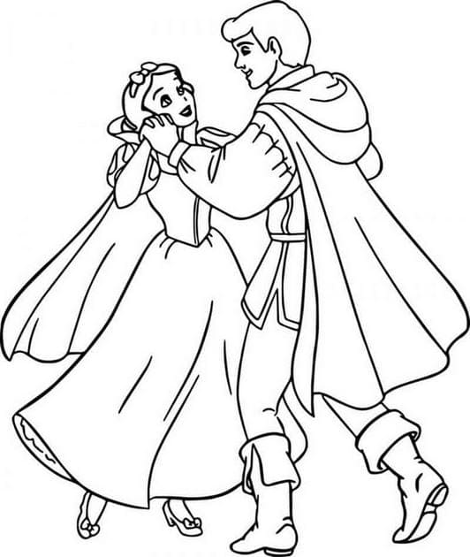 Tranh tô màu công chúa cho bé 3