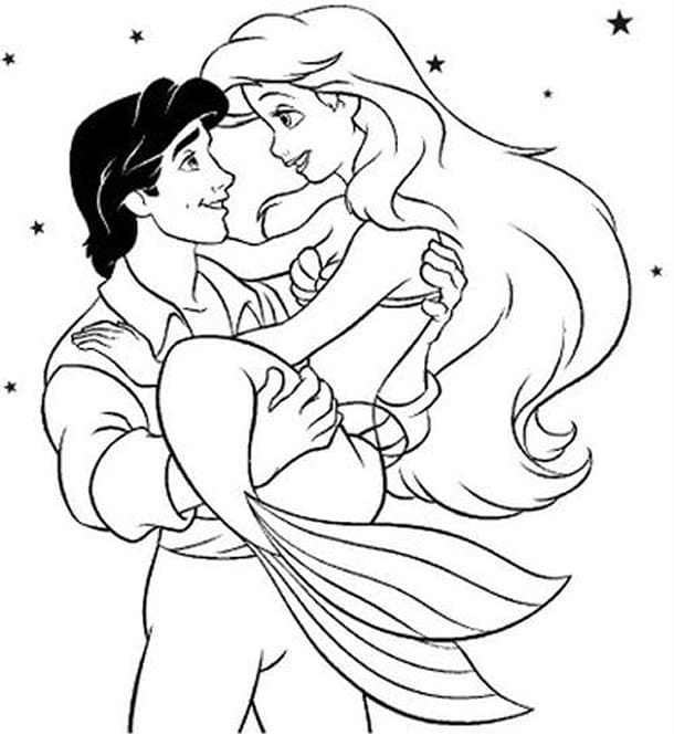 Tranh tô màu công chúa cho bé 41