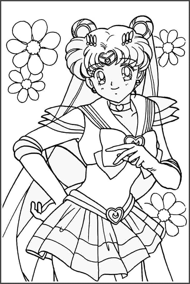 Tranh tô màu công chúa cho bé 47