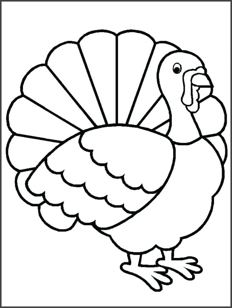 Tranh tô màu con vật cho bé 25