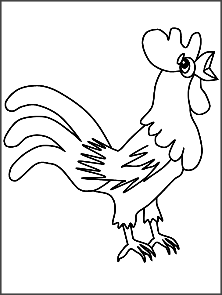 Tranh tô màu con vật cho bé 26