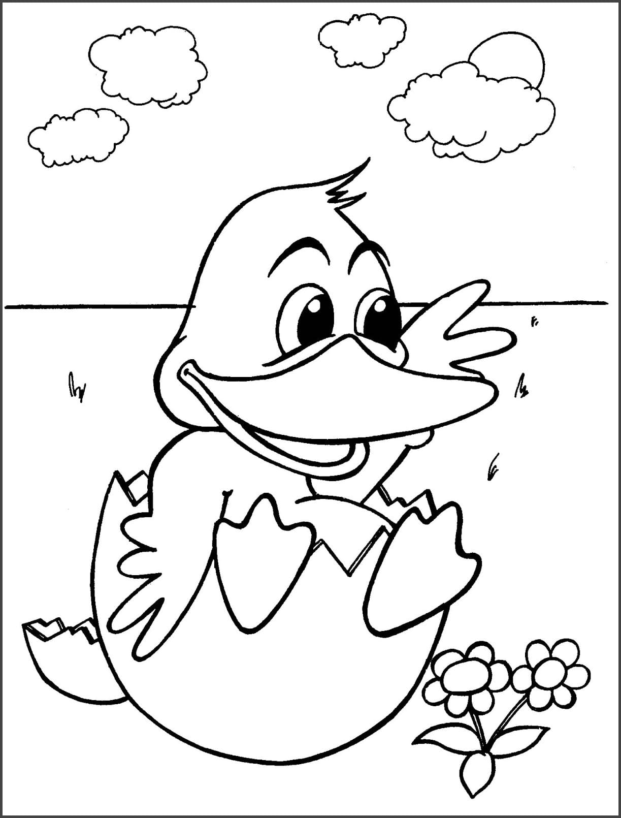 Tranh tô màu con vật cho bé 43