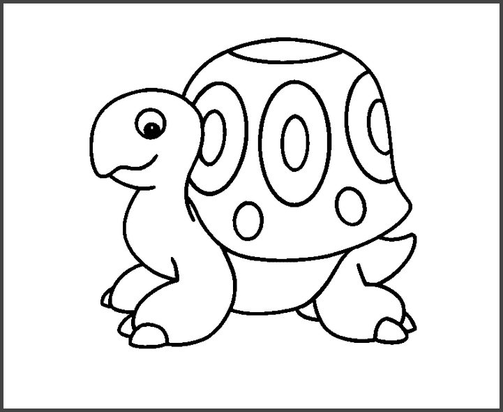 Tranh tô màu con vật cho bé 49