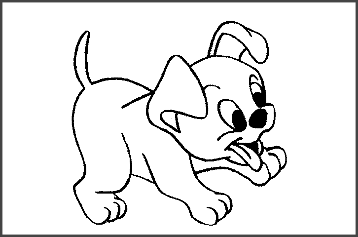 Tranh tô màu con vật cho bé 50