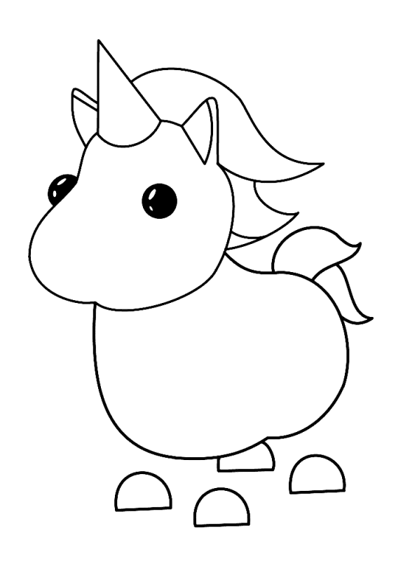 Tranh tô màu con vật cho bé 52