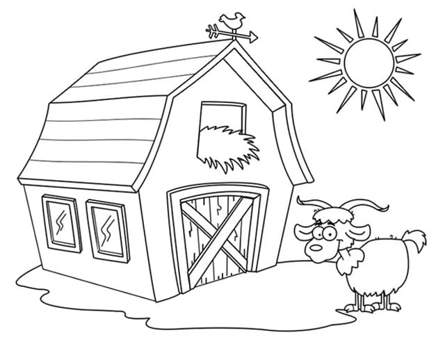 Tranh tô màu ngôi nhà 10