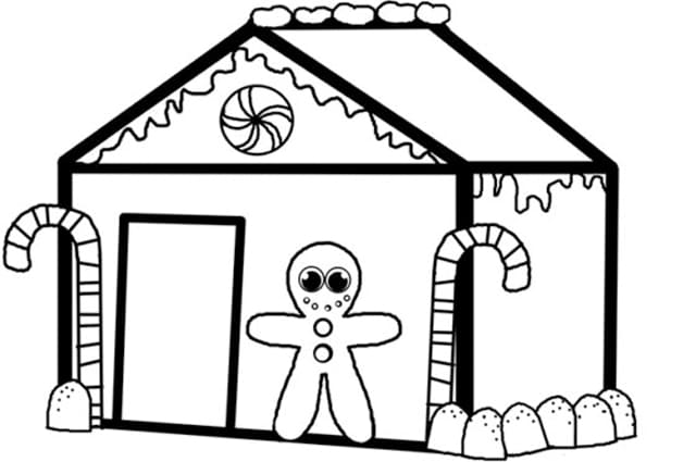 Tranh tô màu ngôi nhà 12