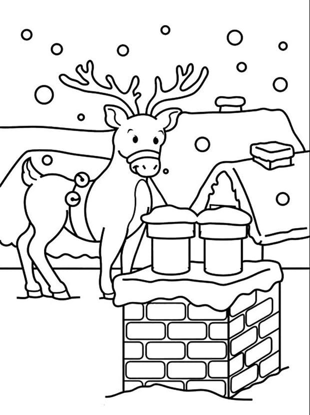 Tranh tô màu ngôi nhà 16