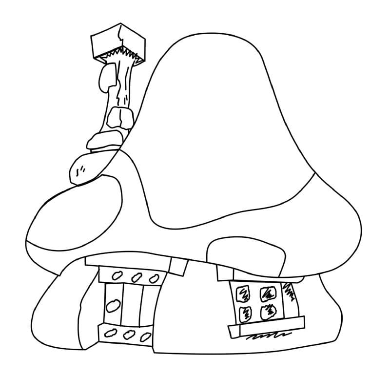 Tranh tô màu ngôi nhà 6