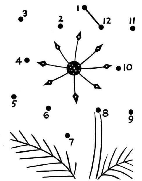 Tranh tô màu nối số 4