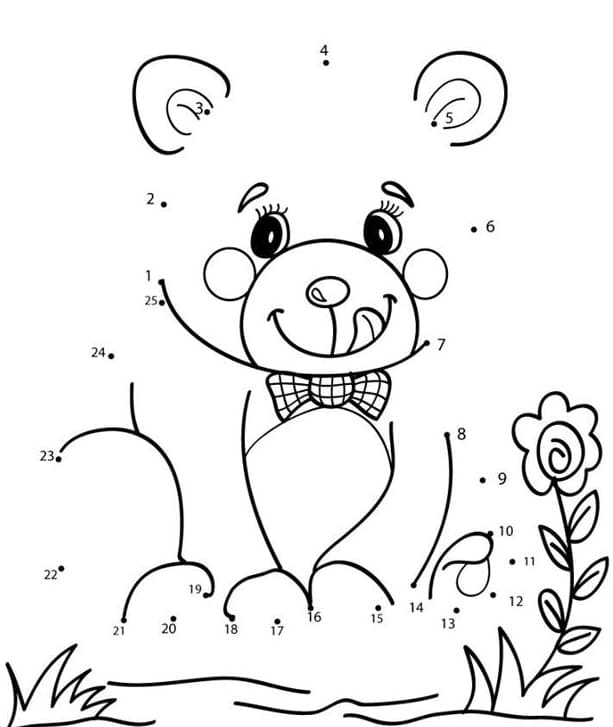 Tranh tô màu nối số 9