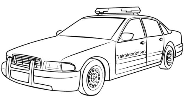 Tranh tô màu phương tiện giao thông 10