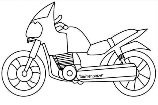 Tranh tô màu phương tiện giao thông 12