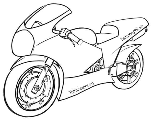 Tranh tô màu phương tiện giao thông 13