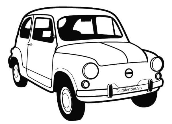 Tranh tô màu phương tiện giao thông 2