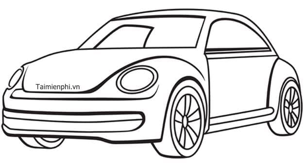 Tranh tô màu phương tiện giao thông 8