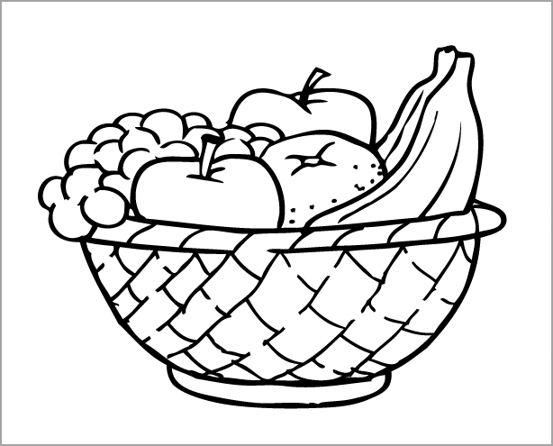 Tranh tô màu trái cây 19