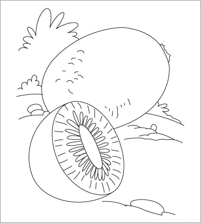 Tranh tô màu trái cây 4