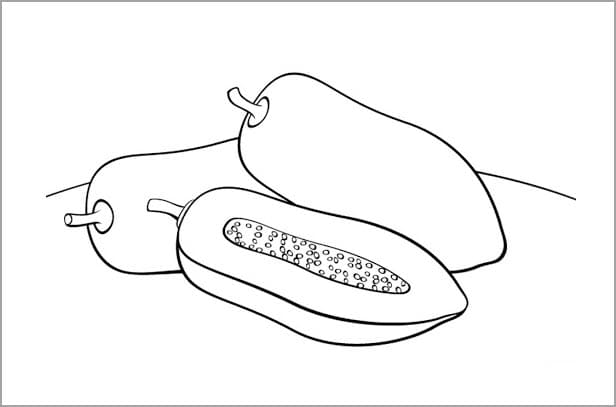 Tranh tô màu trái cây 41