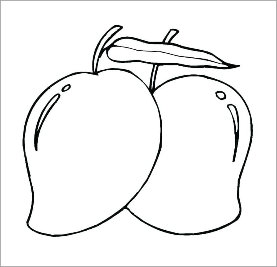 Tranh tô màu trái cây 48