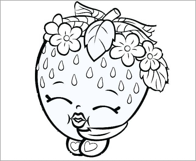 Tranh tô màu trái cây 53