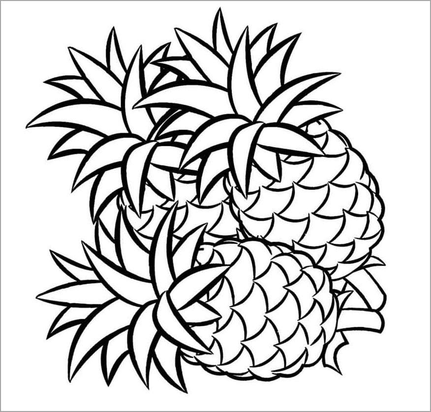 Tranh tô màu trái cây 55